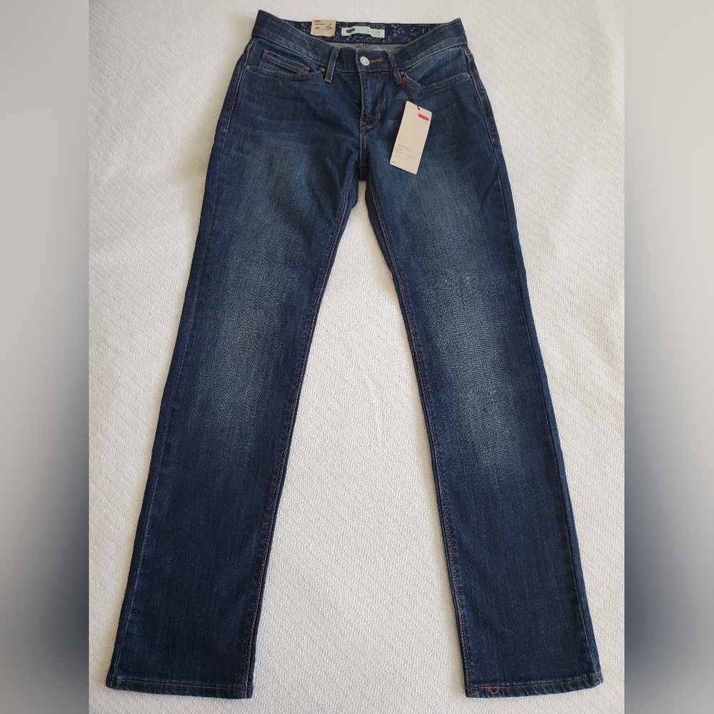 Levis 525 Perfect waist Straight Leg Mid rise Jeans sz 4P
